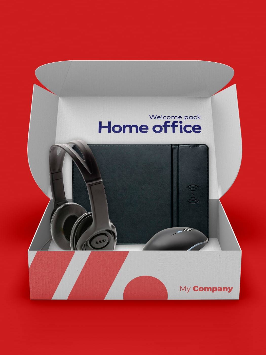 Welcome pack entreprise Home Office 37DEUX casque audio et souris d'ordinateur