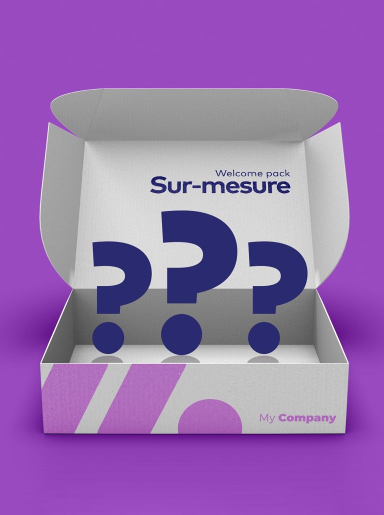 Sur Pack Box Welcome pack Sur-Mesure et personnalisé 37DEUX de goodies durables